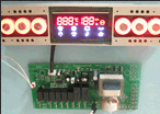 The control panel of electric oven